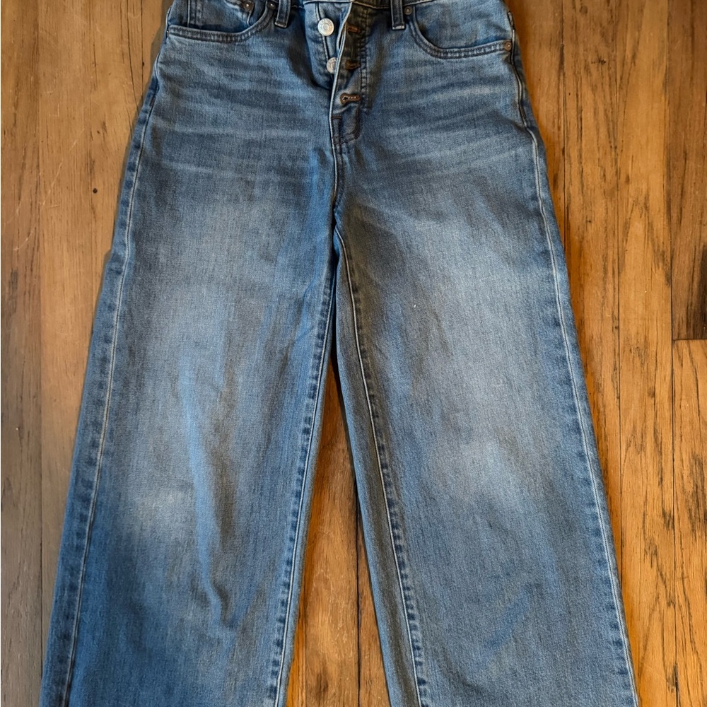 Madewell Cropped Wide Leg Jeans - Picture 2 of 5